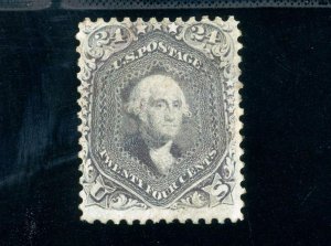 USAstamps Unused FVF US Serie of 1861 Washington Scott 78b OG MHR