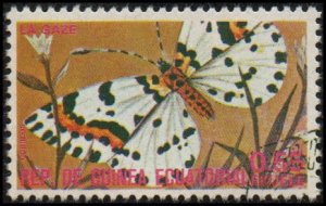 Equatorial Guinea sw1014 - Cto - 0.55e Gaze Butterfly (1975)