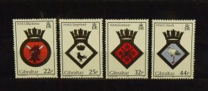 15668   GIBRALTAR   MNH # 552, 553, 554, 555                     CV$ 9.50