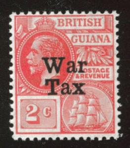 British Guiana Scott MR1 MNH** 1918 War Tax amp