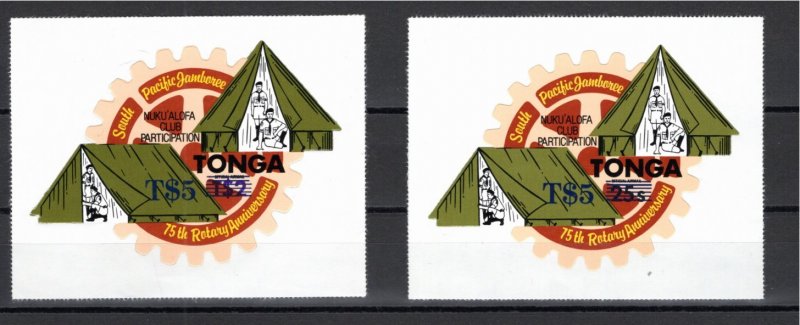 Tonga 1982 MNH Sc 502-3