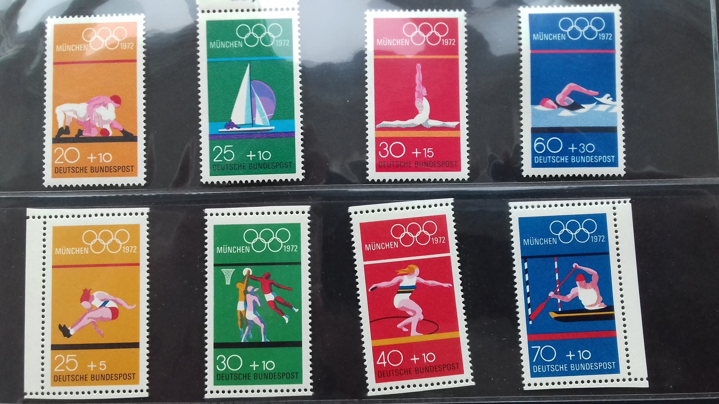 Olympic Games Munich 1972 Stamp Overview