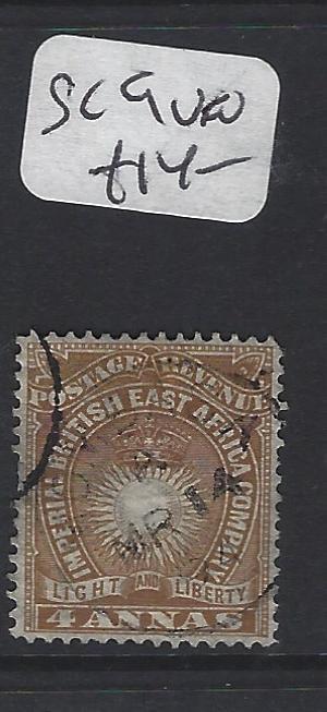 BRITISH EAST AFRICA (P3103B) SUN  4 A  SG 9    VFU