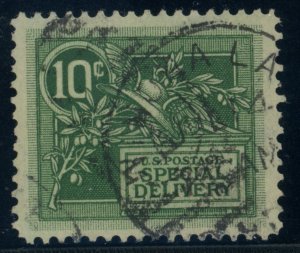 US Stamp #E7 Special Delivery 10c - PSE Cert - VF 80 - USED - SMQ $50.00