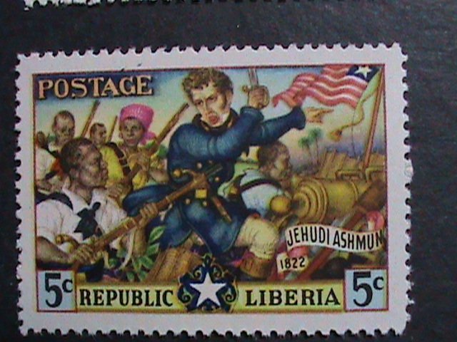 ​LIBERIA-1949 SC#309-12,C63-4 JEHUDI ASHMUN & DEFENDERS MNH  73 YEARS OLD VF