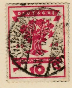 DR Germany 1919-20 10pf Weimar assembly fine used A16P25F441