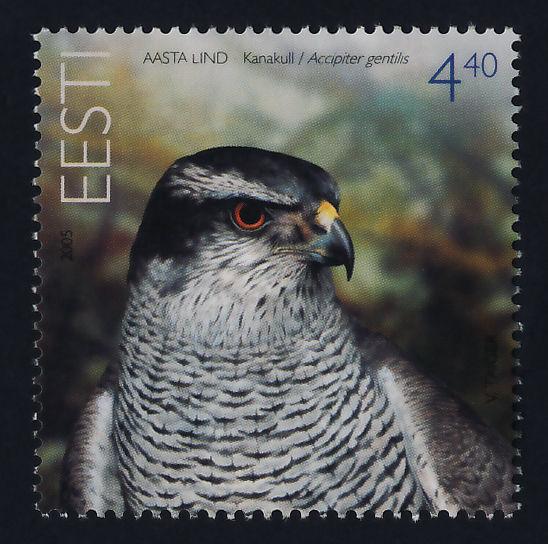 Estonia 509 MNH Birds, Goshawk