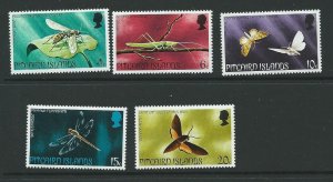 PITCAIRN ISLANDS SG162/6 1975 INSECTS MNH