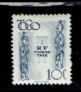 TOGO SCOTT#J32 1947 10c STATUES - IDOLS - MNH