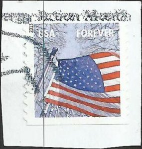 # 4781 USED FLAG IN WINTER