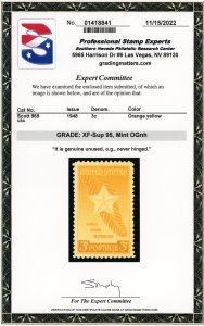 US Stamp #969 Gold Star Mothers 3c - PSE Cert - XF-Sup 95 - MNH - SMQ $28.00 