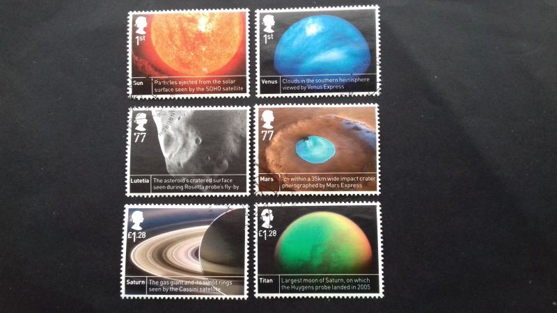 Great Britain 2012 Space Science - The 50th Anniversary of the First Books Used