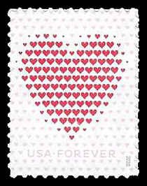 PCBstamps  US #5431 {55c}Love, Made of Hearts, MNH, (13)