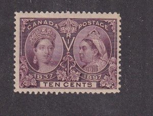 CANADA # 57 VF-MVLH 10cts DIAMOND JUBILEE (1897) CAT VALUE $250