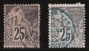 French Colonies 54 and 55 -