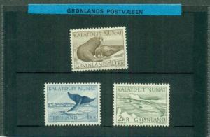 GREENLAND Officially made 13kr set for Philatelic show, very few made, VF