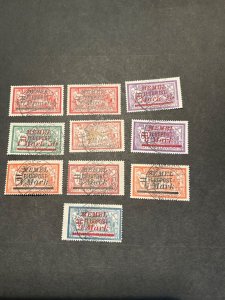 Stamps Memel Scott #C20-9 used