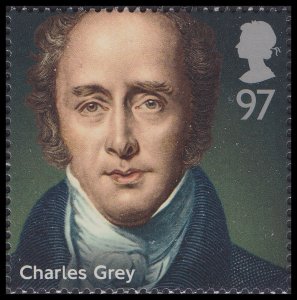 GB 3648 Prime Ministers Charles Grey 97p single (1 stamp) MNH 2014