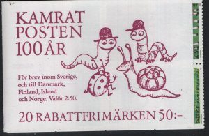 SWEDEN,  1952a  MNH, BOOKLET
