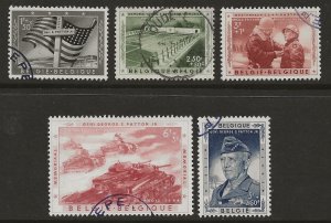 Belgium B606-10 1957 set 5  fine used