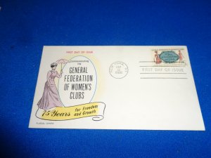 FLEUGEL MULTI COLORED CACHET FDC:  US SCOTT#  1316