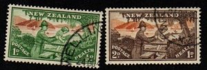 NEW ZEALAND SG678/9 1949 HEALTH STAMPS  USED