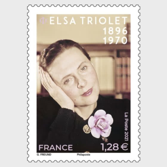 2021 France Writer Elsa Triolet  (Scott 6032) MNH
