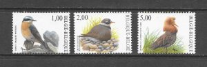 BIRDS - BELGIUM #1914-16  MNH