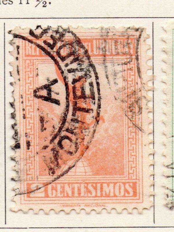 Uruguay 1921-22 Early Issue Fine Used 2c. 170384
