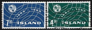 Iceland #370-371   used