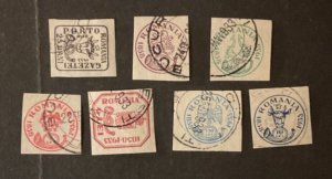 Romania Scott #421-7 used