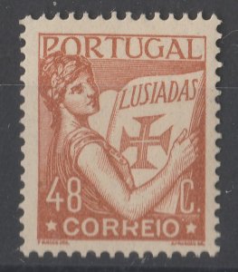 1931 PORTUGAL LUSIADAS 48c Smooth Paper Mint MNH** Stamp A29P28F40288-