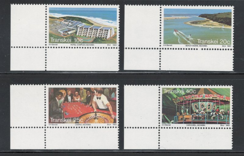 South Africa - Transkei 1983 Wildcoast Holiday Resort Scott # 117 - 120 MNH