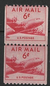 US Scott C41 Joint Line Pair! MNH!