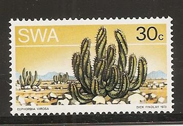 South West Africa 356a 1979 30c Cactus single MNH