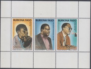 BURKINA FASO Sc# 872a-c MNH S/S ISSUED for PANAFRICAN FILM FESTIVAL