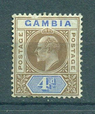 Gambia sc# 33 (1) mhr cat value $10.00