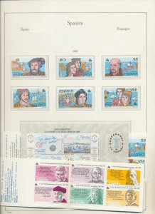 SPAIN 1986/87 MNH +Sheets (Apprx 85 Items)W3525