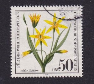 Germany  Berlin #9NB172 used  1980 wildflowers  50pf