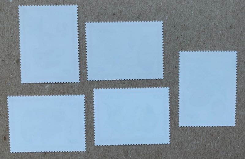 Rwanda 1987 Fruits, MNH. Scott 1287-1291, CV $9.25