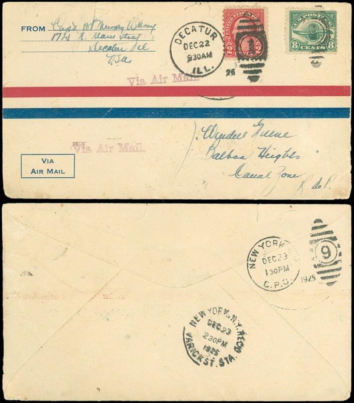 12/22/25 Decatur Il CDS to BALBOA HEIGHTS, CANAL ZONE, J. Wendell Greene, SC #C4 