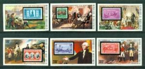 Burkina Faso #352-357 MNH  IMPERF  American Bicentennial