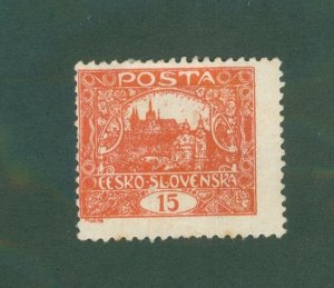 Czechoslovakia 44 CREASED MH BIN $0.50