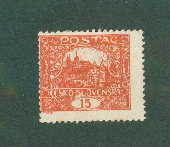 Czechoslovakia 44 CREASED MH BIN $0.50