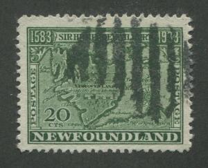 NEWFOUNDLAND #223 USED VF