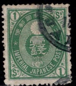 JAPAN  Scott 72 Used stamp