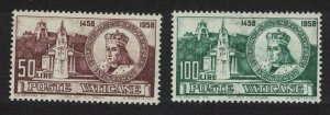 Vatican Saint Casimir patron saint of Lithuania 2v 1959 MNH SC#364-365