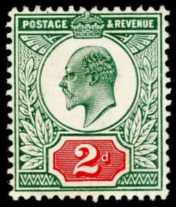 SG229 SPEC M12(4), 2d dull blue-green & carmine, VLH MINT. Cat £90.