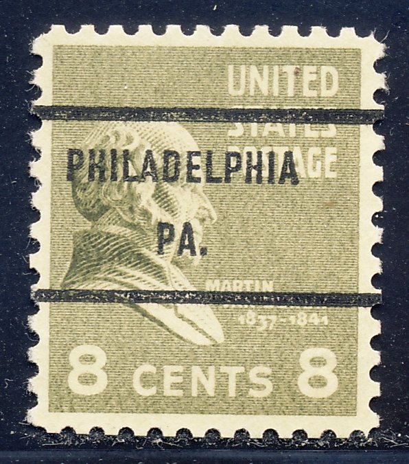 Philadelphia PA, 813-71 Bureau Precancel, 8¢ Van Buren