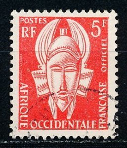 French West Africa #O3 Single Used